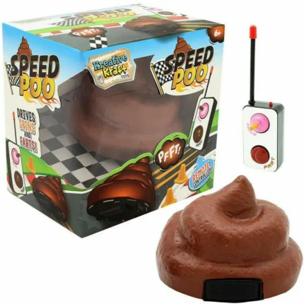 Remote Control Speed Poo Decompression Poop Toy Stool Funny Toy Remote Control Car Trick People Trick Toy Kids Joke Prank Toys