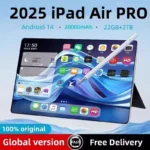 2025 Original 12inch Pad Air Pro Tablet PC 20000mAh Snapdragon 870 Android 14 22GB RAM 2TB ROM 5G Dual SIM GPS 5K 4G WIFI Tablet