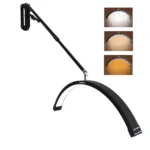 Fosoto Multi-directional U-shaped LED Wall Mounted Half Moon lamp Beauty Salon Supplement Light Lashes Beauty Barbershop Nail