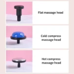 Professional Level Muscle Massage Gun Relaxation Intelligent Exercise Fitness Massager Cold And Hot Compress Fascia Gun 6 Heads - Image 2