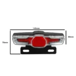 New 12V/36V-60V Electric Bicycle Ebike Taillight Turn Signal Rear Rack Lamp Tail Light Night Traffic Warning Light Turn Signal - Image 6