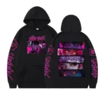 Kpop Demon Saja Boys Anime Male and Female Cosplay Tops Hoodies Retro Autumn and Winter Printed 100% Pure Cotton Hoodies