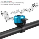 Accessories Alloy Mountain Road Bike Horn Sound Alarm Bicycle Bell Alloy for Safety Cycling Handlebar Ring Bicycle Bell - Image 2