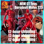New Ct Toys Daredevil Mafex 223 Figure Shf Daredevil Comic Action Figure Pvc Figurine Statue Model Colletion Toy Hellowee Gifts
