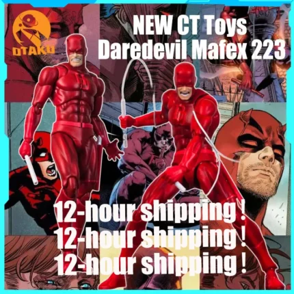 New Ct Toys Daredevil Mafex 223 Figure Shf Daredevil Comic Action Figure Pvc Figurine Statue Model Colletion Toy Hellowee Gifts