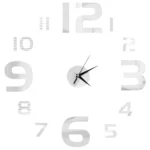 Creative Frameless DIY Wall Clock Wall Decal Home Silent Clock Acrylic Mirror Sticker Living Room Office Wall Decoration Horloge - Image 6