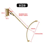 Fosoto Multi-directional U-shaped LED Wall Mounted Half Moon lamp Beauty Salon Supplement Light Lashes Beauty Barbershop Nail - Image 5