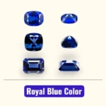 M-Lab Grown Sapphire Royal Blue Color Multiple Cuts Available Gems For Jewelry Setting&Custom Design Certificate Selectable - Image 2