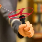 2pcs Flying Disc Propeller Helicopter Toys Pull String Flying Saucers UFO Spinning Top Kids Outdoor Sports Game Training Toys - Image 3