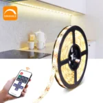 Dimmable LED Strip Lights With RF Remote Controller AC220V 110V To DC 12V Power Supply 2835 LED Strips Kitchen Lamp Waterproof - Image 5