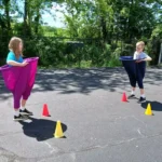 Kid Adult Granny Pants Yard Game Marker Cones Games Field Family Reunion Giant Outdoor Ball Sensory Tossing Game Toys Set - Image 5