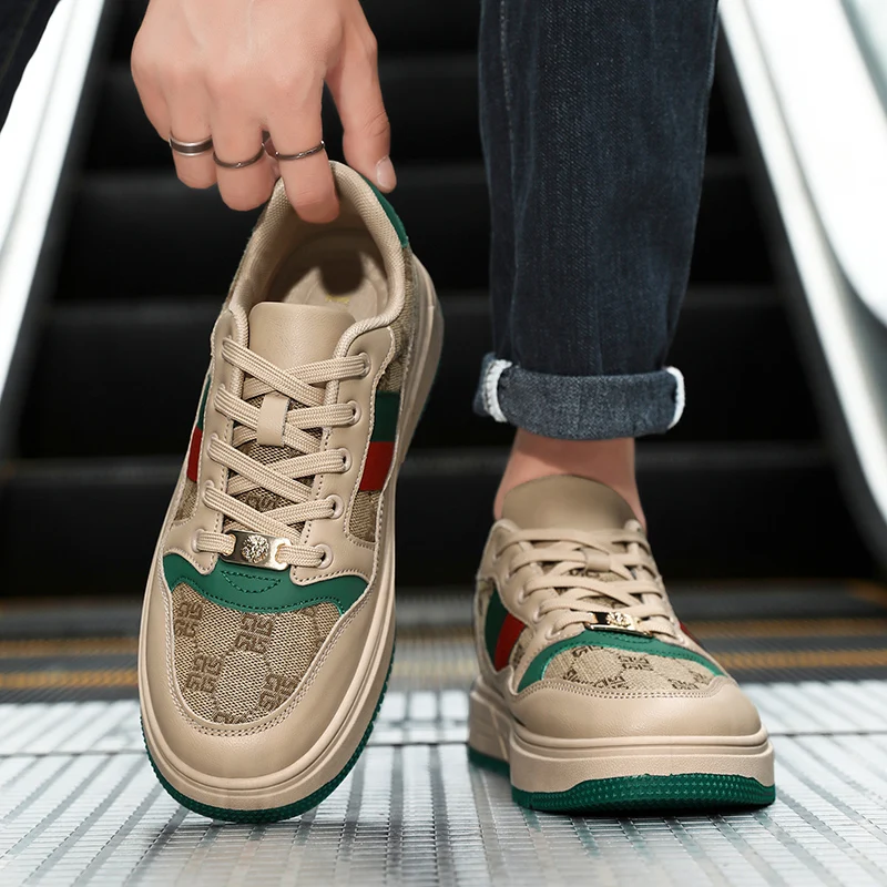 kf-S4e925b34e8aa4c00aa795d1958cba849u Classic Vintage Sneakers Men Fashion Casual Men's Skateboard Shoes Street Retro Platform Sneakers Unisex Women's Sports Shoes - Image 1