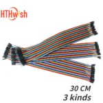 40PCS 30cm Dupone Line Female to Female Breadboard Jumper Wire Dupont Cable Male to Male and Male to Female for arduino DIY