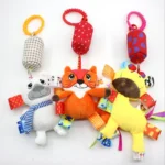 Hot Sale Newborn Baby Plush Stroller Toys Baby Rattles Mobiles Cartoon Animal Hanging Bell Educational Baby Toys 0-12 Months - Image 6