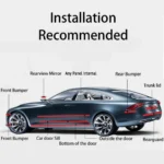 1-6m Carbon Fiber Car Body Vinyl Wrap Matte Accessories Glossy Black Sticker 3D 4D 5D 6D Auto Foil Cover Decoration Film - Image 6