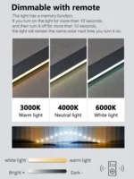 Modern light creative bar counter strip designer lamps LED Pendant Light for Dining Table Kitchen Chandelier Memory Function - Image 4