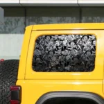 1 pcs 29 x 18.5inch Halloween horror character atmosphere decoration UV Car sticker Window sticker GM suv sedan Waterproof