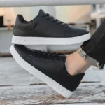 Classic Men Leather Shoes Spring Summer New Trendy All-match Platform Casual Shoes Loafers British Leather Sneakers Flats Shoes - Image 2