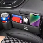 For Audi A4 A3 A6 TT S4 S5 S6 A1 A2 A5 A7 A8 Q1 Q2 Q3 Q4 Q5 Q6 Q7 Q8 B8 B9 B6 C6 Qua Car Seat Gap Crevice Storage Box Cup Holder - Image 5
