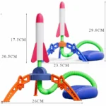Children Air Stomp Rocket Launcher Toy Flying Foam Rockets Foot Pump Jump Pressed Outdoor Interactive Game for Kids Boys - Image 6