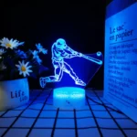 Basketball and Football shaped Night light 3D llusion Light 7/16 color touch adjustable USB Charging Decoration Birthday Gift - Image 2