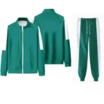 Calamari Game Cosplay Costume Green Tracksuit Outfits Jacket T-shirt Pants 001 456 230 Teenagers Sweatshirt Adult Kids Suit - Image 2