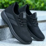 New men's shoes, sports flat shoes, casual shoes, 2025 new fashionable breathable walking shoes, lightweight and comfortable men - Image 2
