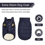 Winter Dog Clothes Outdoor Cold Proof Warm Dog Jacket with Fleece Cotton Lining Chihuahua French Bulldog Puppy Clothing Coat - Image 4