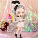 White Swan ICY DBS Blyth Doll Carving Lips Matte Face 1/6 BJD Azone S Anime Girl - Image 2
