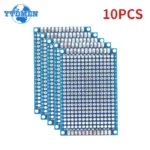 10PCS 4x6cm Double Side PCB Board Prototype Universal Circuit Board Experimental Development Plate DIY Electronic Kit Soldering