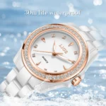 New Fashion LIGE Woman Watch Elegant Luxury Simple Classic Ceramic Simple Waterproof Quartz Watches for Women Reloj Mujer Gifts - Image 4