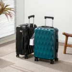 Wavy Line Luggage Rolling Suitcase 17-25 Inch Large Capacity Wheel Travel Bag Fashionable Travel Bag Wheel Suitcase Suitcase - Image 6