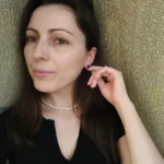 Wedding 925 Silver Natural Freshwater Pearl Necklace Earrings Set,Multi Color Pearl Jewelry Set Wife Mother Birthday Gift Black - Image 6