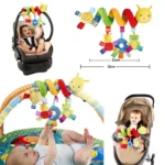 9 styles to choose from Baby Stroller Hanging Bell Plush Baby Colourful Label Bed Bell Toy Cartoon Multifunction - Image 5