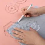MIUSIE Acrylic Patchwork Ruler and Template Inches Quilting Tools and Accessories Patchwork Craft Tool for DIY Sewing Measure - Image 6