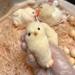 1PC Miniature Slow Rebound Relief Squeeze Toy Sticky TPR Squishy Mini Chick Stress Relief Squishy New Fidget Toy for Kid Gifts