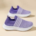 Children Casual Sneakers Comfortable Lightweight Mesh Breathable Walking Shoes Soft Outdoor Flat Tennis Shoes for Kids - Image 3