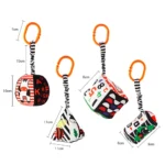 Baby Newborn Crib Hanging Rattle Toys Early Development for 0-12 Months High Contrast Black and White Learning Education Toy - Image 5