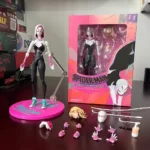 Spider-Gwen Action Figure Shf Series Collectible Model Toy Gwen Stacy into the Spider-Verse Decorative Handmade Customizable - Image 2