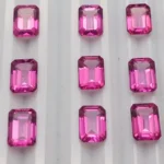 Natural PIink Ruby Unheated Mined Sri-Lanka Ruby Emerald Cut 10×14mm 10.5ct VVS Gem For Jewelry Making AAAA Gem - Image 2