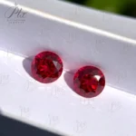 Lab Grown Ruby Round Shape 3-9mm Pigeon Blood Red Color Loose Gems With AGL Certificate Top Quality Stone for Diy Jewelry Making - Image 6
