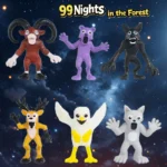 6-18pcs 99 Nights in The Forest Figures Figures Figurine Owl Goat Wolf Deer 99 Nights in The Forest Figurine Plastic Toys Gifts