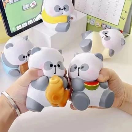 New PVC Panda Decompression toy Stress Relief Slow Rising Anti Stress Toy Squeeze Toys Gift Squeeze Toy children