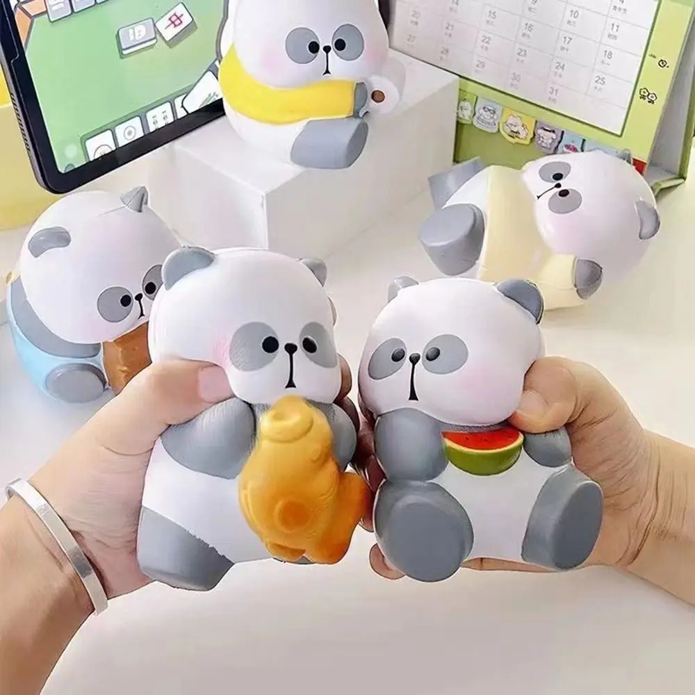 kf-S5c5b36ae4d8b47e3a958342317beb059s New PVC Panda Decompression toy Stress Relief Slow Rising Anti Stress Toy Squeeze Toys Gift Squeeze Toy children - Image 1
