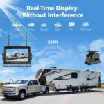 Digital Wireless 7" Monitor DVR Standby Mode 1080P Solar Panel Magnetic Base Rear View Reversing Camera Truck Caravan - Image 3
