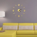 2D Frameless Wall Clock Mirror Wall Sticker Clocks Fashion Living Room Quartz Watch DIY Home Decoration Horloge reloj de pared - Image 3