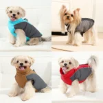 Winter Dog Jacket Warm Waterproof Clothes For Small Medium Dogs Cat Vest Coat With D-ring Reflective Chihuahua Yorkie Outfits - Image 4