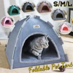 Pet Tent Cave Hut Cat Sleep House for Kitten Playpen Cage Basket Cat Nesk Kennel Small Dog House Bed Chihuahua Забор Для Кошек