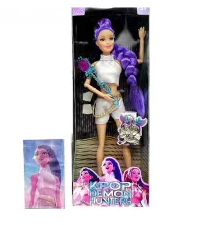 Hot Sell With Delicate Texture Anime 30CM K-Pop Demon Hunters Doll Vinyl Toy Rumi Mira Zoey Birthday Surprise Gift For Girls###