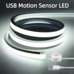 Super Soft Real Silica Gel Neon COB LED Night Lights 320LEDS/M USB Sensor Light Room Decor Under Bed Cabinet Kitchen Motion Lamp